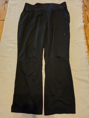 Women's Healing Hands Black Utility Cargo Pants